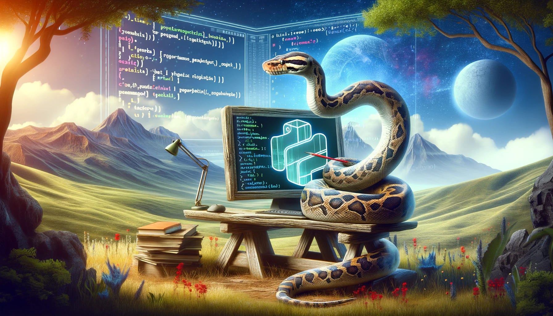 How Python builds objects (image by ChatGPT)