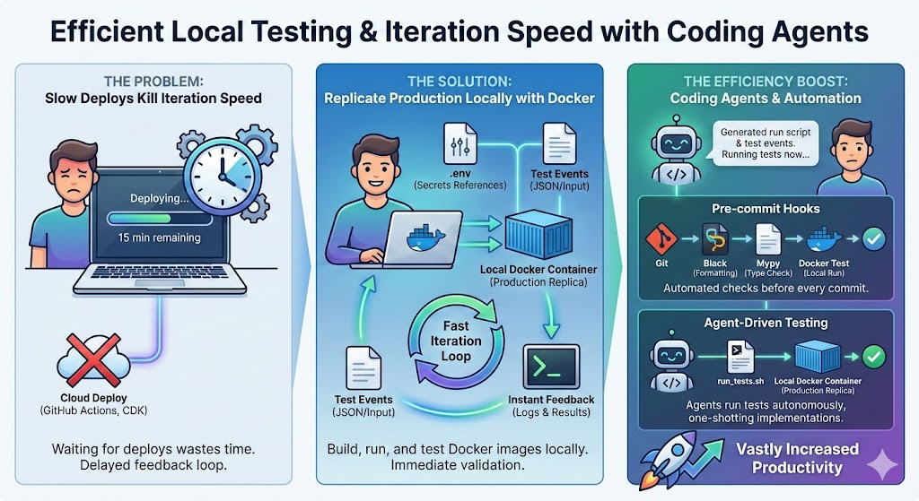 Agentic local testing